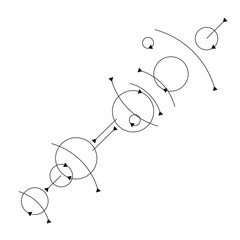 Connecting shapes on light background. Business network concept. Banner design. Geometric art. Medical technology science background