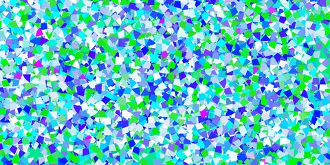 Light blue vector texture with triangular style.