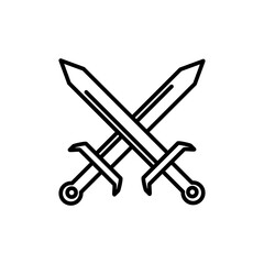 Sword Icon Design Logo Template