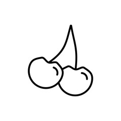 Cherry Icon Design Vector Template