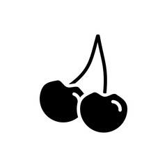 Cherry Icon Design Vector Template