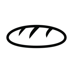 Bakery products icon vector. bake illustration sign. bread symbol.