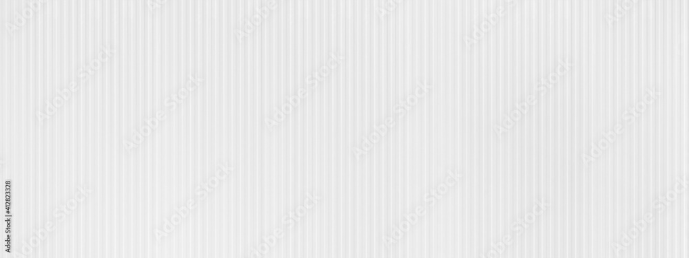 Wall mural panorama white metallic texture details and seamless wall, modern metal style background.