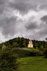 Fototapeta premium church on the hill