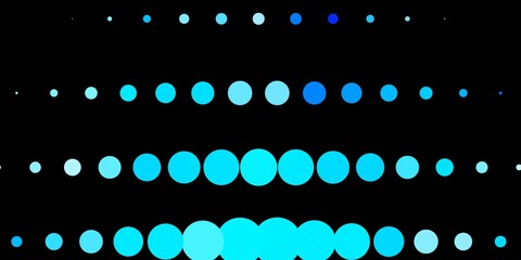 Dark BLUE vector backdrop with dots.