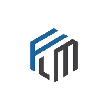 f l m logo designs simple modern for management service