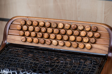 accordéons à boutons.