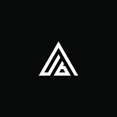 ab letter vector logo template