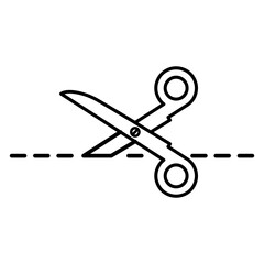 Scissor Icon Design Vector Template