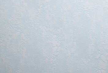 Old blue paper backed vinyl wallpaper.