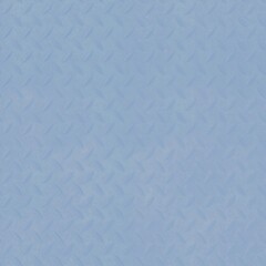 Metal plate texture. 3d rendering. Metal floor texture. Blue steel.