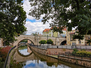 Fototapeta Kłodzko - zabytkowy most gotycki obraz
