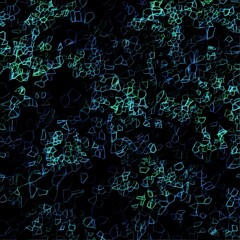 Pattern background. Abstract background. Blue and green crystal.