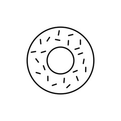 doughnut Icon Vector Design Template