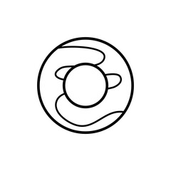 doughnut Icon Vector Design Template