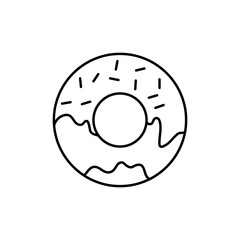 doughnut Icon Vector Design Template