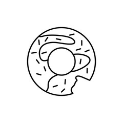 doughnut Icon Vector Design Template