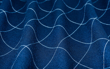 Cloth. The texture of the fabric in the form of a wave. The image may be used for the background