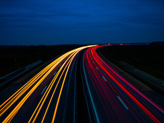 highway at night