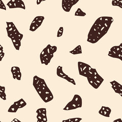 Terrazzo vector seamless pattern.