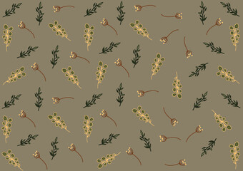 seamless pattern with feathers