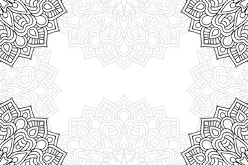 Ramadan kareem background with mandala ornament