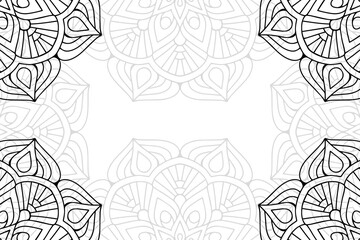 Fototapeta premium Ramadan kareem background with mandala ornament