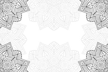 Ramadan kareem background with mandala ornament