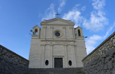 Old italian church Santuario madonna delle grazie