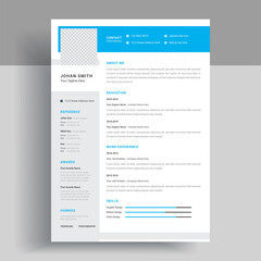 Modern simple template for curriculum