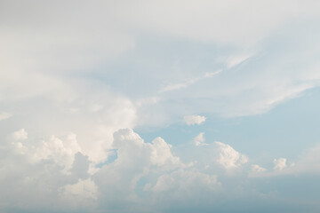 View of the blue sky and clouds