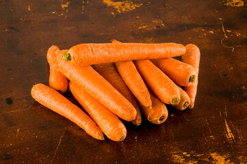 Close up of fresh carrots