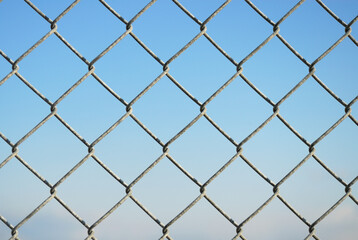 Fototapeta premium フェンス 空