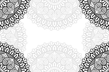 Ramadan kareem background with mandala ornament