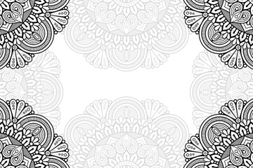 Ramadan kareem background with mandala ornament