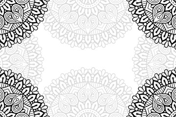 Ramadan kareem background with mandala ornament