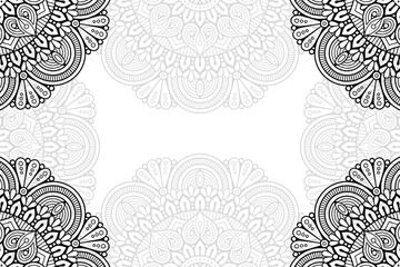 Ramadan kareem background with mandala ornament
