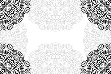 Ramadan kareem background with mandala ornament