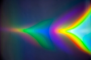 Real holographic texture. Natural spectrum. Rainbow