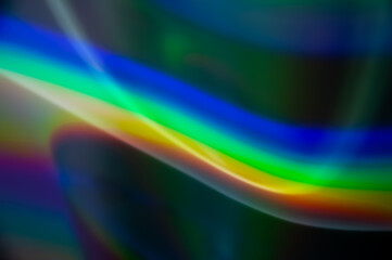 Real holographic texture. Natural spectrum. Rainbow