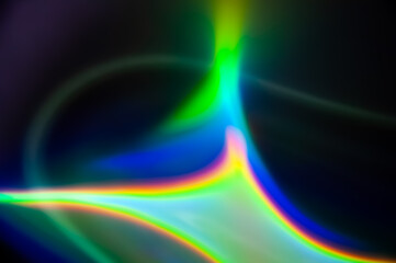 Real holographic texture. Natural spectrum. Rainbow