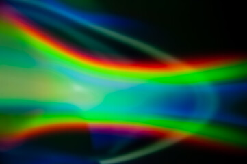 Real holographic texture. Natural spectrum. Rainbow