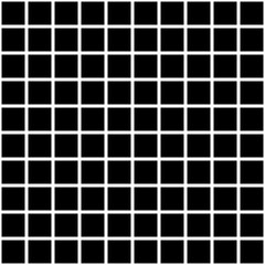 Standart Grid. Black squares wgite lines mesh. Vector grid pattern.