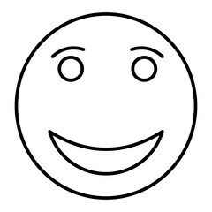 Vector Sweat Outline Icon Design