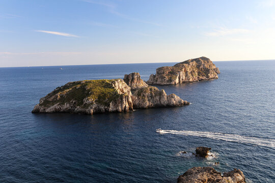 Foto de las Islas Malgrats en la costa de Mallorca.