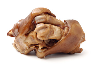 Sauce trotters on white background 