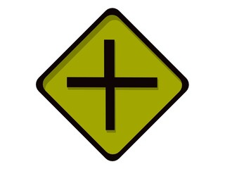 Fototapeta premium railroad crossing sign
