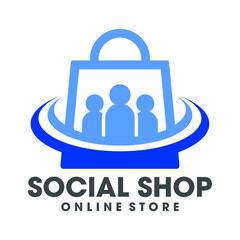 Shopping bag logo templates made for online shopping, Discount Sale Creative logo templates made for online shopping
