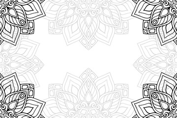 Fototapeta premium Ramadan kareem background with mandala ornament