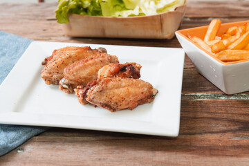 fried chicken wings